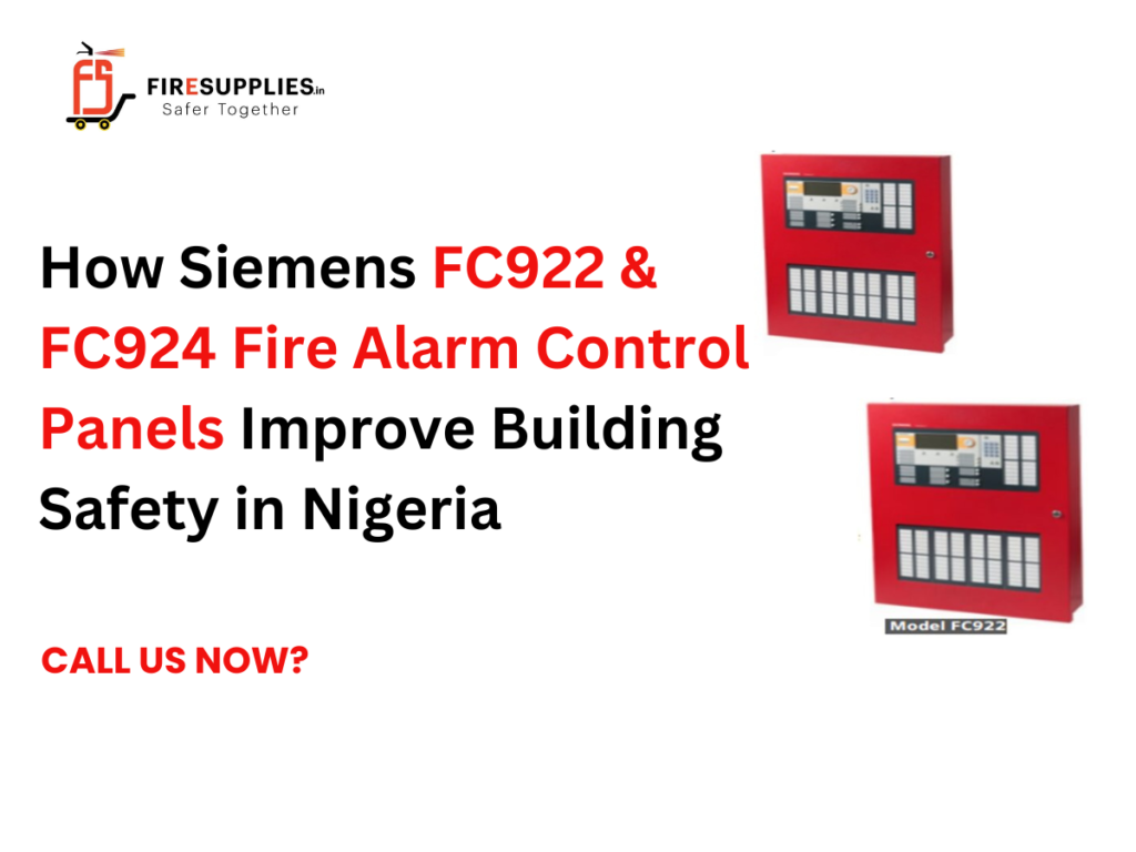 Siemens FC922 and FC924 fire alarm control panels improving commercial building fire safety in Nigeria