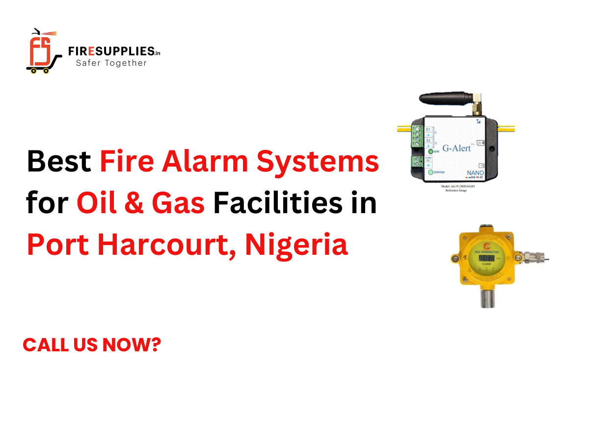 Advanced fire alarm system installed in an oil and gas facility in Port Harcourt, Nigeria for fire detection and emergency safety