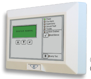 Edwards - f Repeater Panel, with required communication modules & battery backup - Model No: EST RLCD-CR + RS485