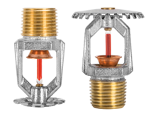 Tyco - Pattern brass  sprinkler. Supplying of UL,FM  Approved quick response type pendent pattern brass  sprinklers with Nickel chrome plated finish K-115 at  temp. 68 C, 3/4"mm end connection (BSPT-T) complete