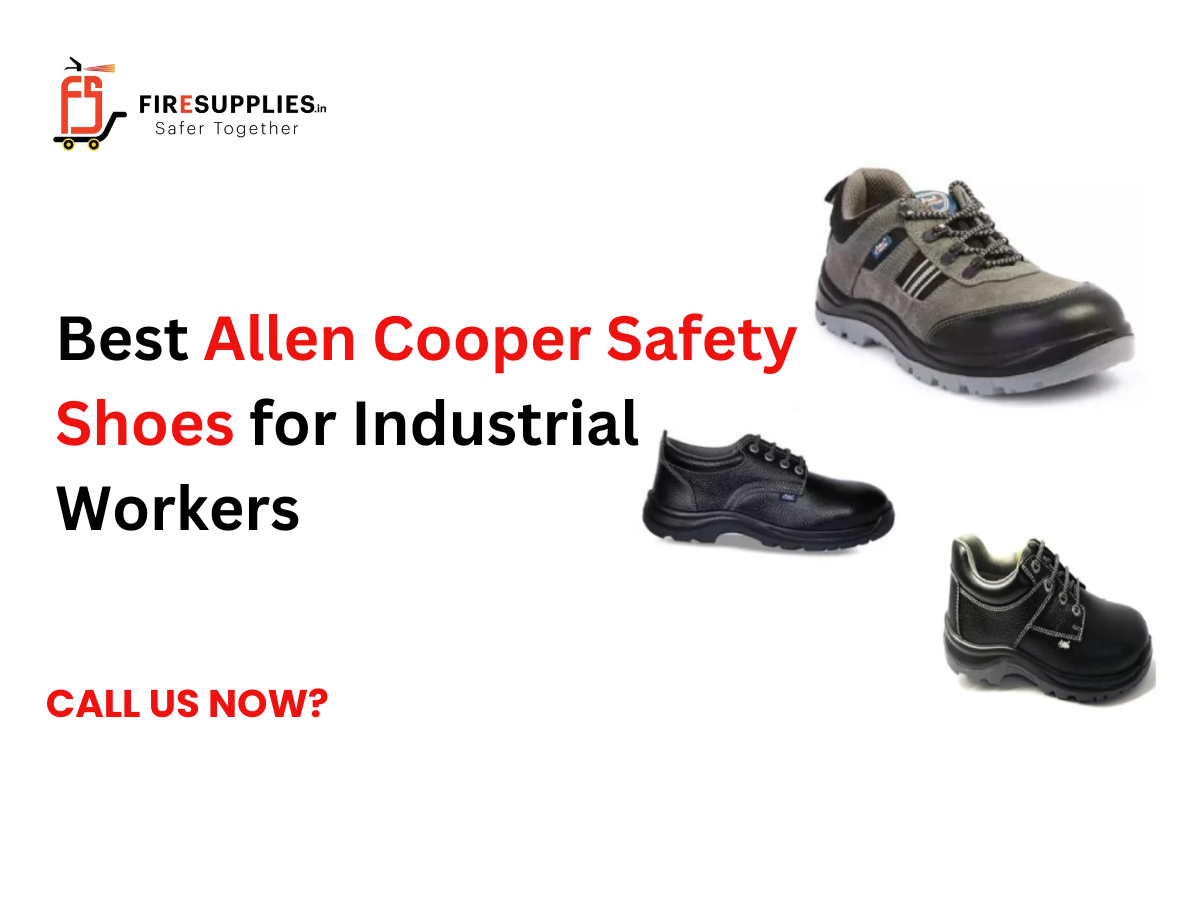 Best Allen Cooper safety shoes with steel toe protection for industrial workers in construction, manufacturing, warehouses, and engineering workplaces.