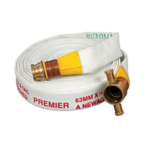 NEWAGE PREMIER Brand Fire hose 63 mm x 15m length with Gunmetal instantaneous type Coupling